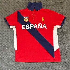 Polo by Ralph Lauren España Red and Navy Shirt